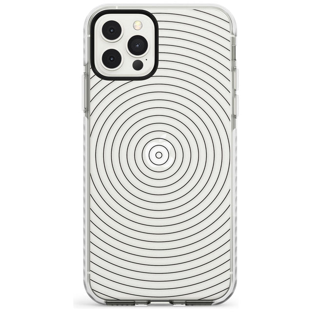 Abstract Lines: Circles Slim TPU Phone Case for iPhone 11 Pro Max