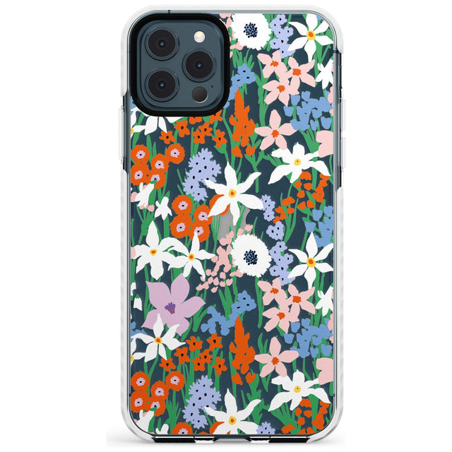 Springtime Meadow: Transparent Slim TPU Phone Case for iPhone 11 Pro Max