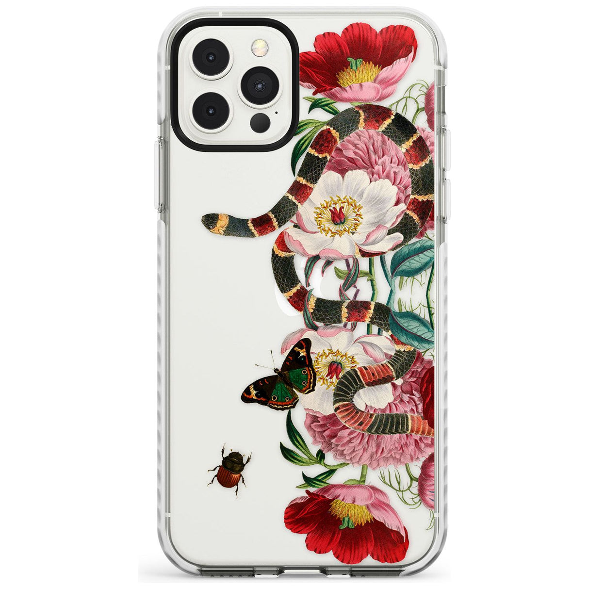 Floral Snake Slim TPU Phone Case for iPhone 11 Pro Max