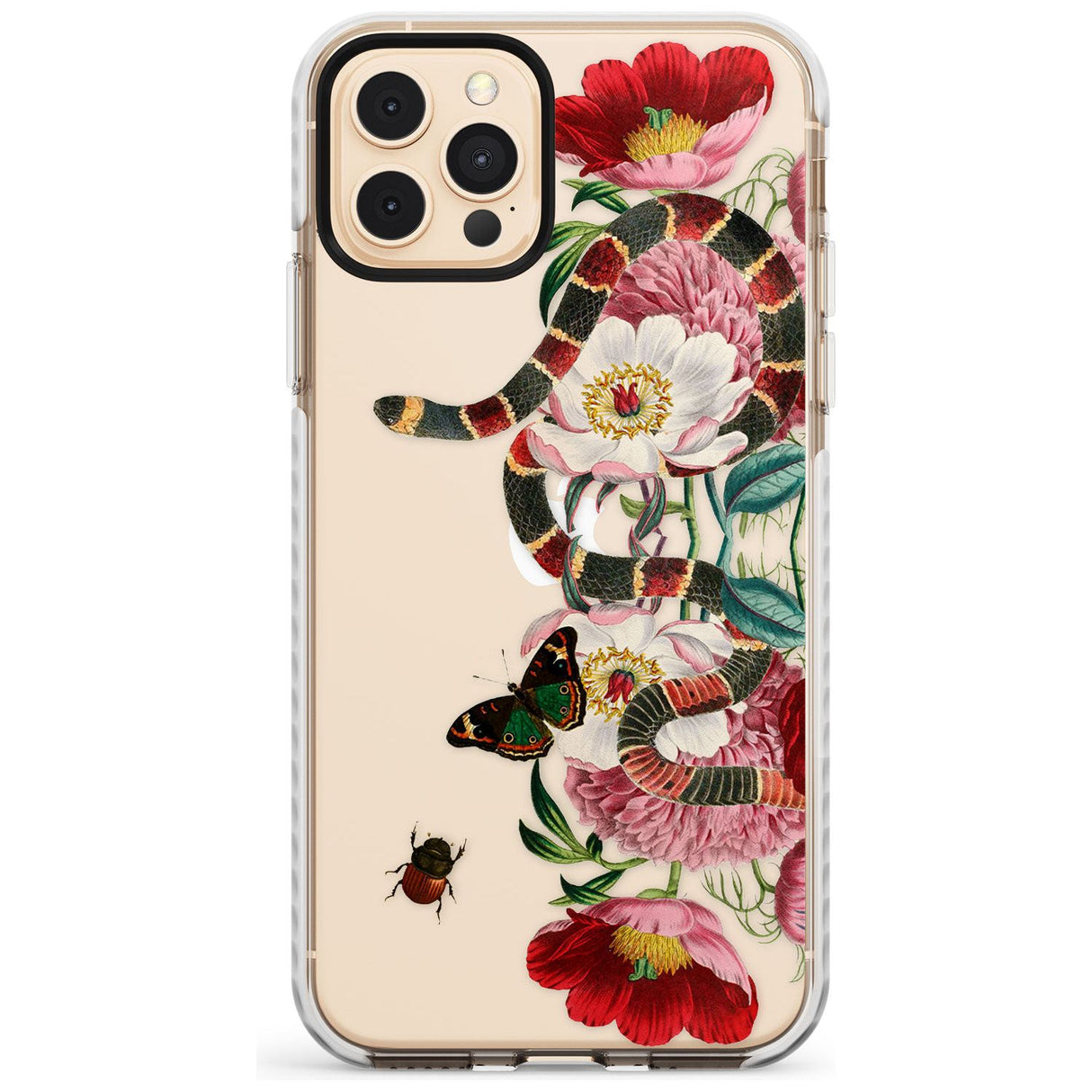 Floral Snake Slim TPU Phone Case for iPhone 11 Pro Max