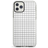 Simplistic Small Grid Designs White Impact Phone Case for iPhone 11 Pro Max