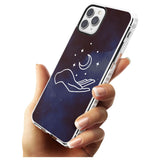 Floating Moon Above Hand Slim TPU Phone Case for iPhone 11 Pro Max