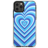 Blue Heart Illusion Impact Phone Case for iPhone 11 Pro Max