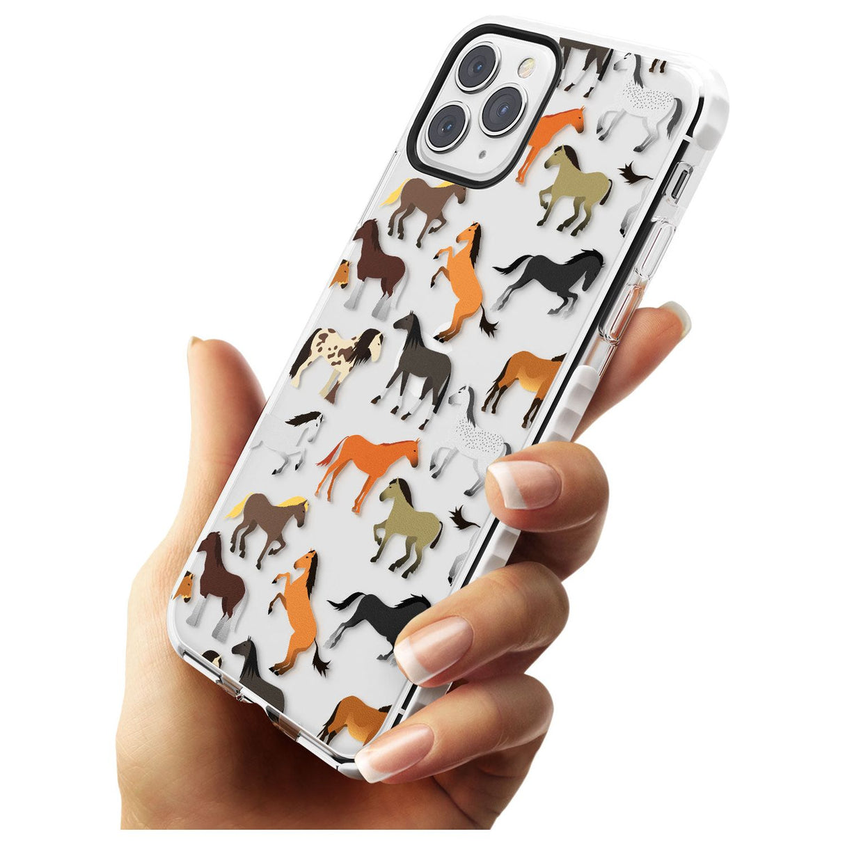 Horse Pattern Impact Phone Case for iPhone 11 Pro Max