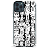 Monochrome Heads Impact Phone Case for iPhone 11 Pro Max