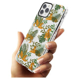 ClearTiger & Fern Jungle Cat Pattern Impact Phone Case for iPhone 11 Pro Max