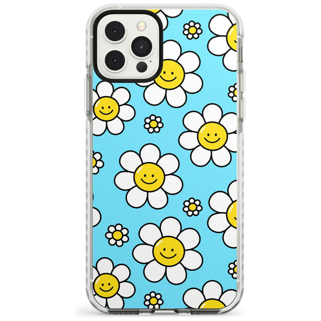 Daisy Faces Kawaii Pattern Impact Phone Case for iPhone 11 Pro Max