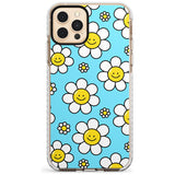 Daisy Faces Kawaii Pattern Impact Phone Case for iPhone 11 Pro Max