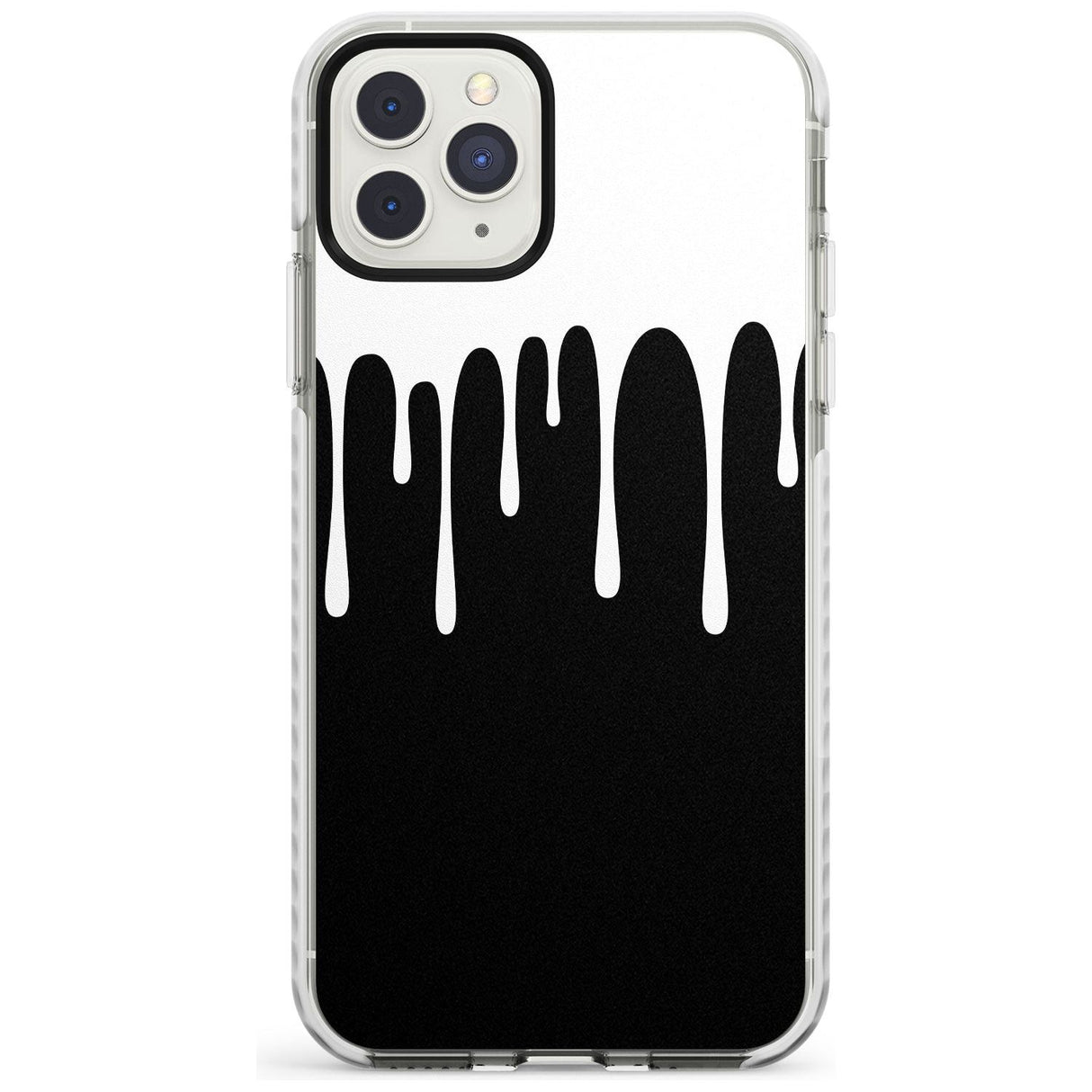 Melted Effect: White & Black iPhone Case Impact Phone Case Warehouse 11 Pro Max