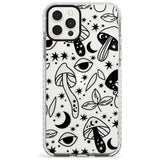 Psychedelic Mushrooms Pattern Impact Phone Case for iPhone 11 Pro Max