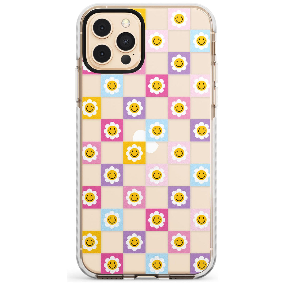 Daisy Squares Pattern Impact Phone Case for iPhone 11 Pro Max