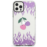 Cherries n' Flames Impact Phone Case for iPhone 11 Pro Max