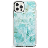 Turquoise Aqua Onyx Marble Slim TPU Phone Case for iPhone 11 Pro Max