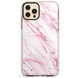 White & Pink Onyx Marble Texture Slim TPU Phone Case for iPhone 11 Pro Max