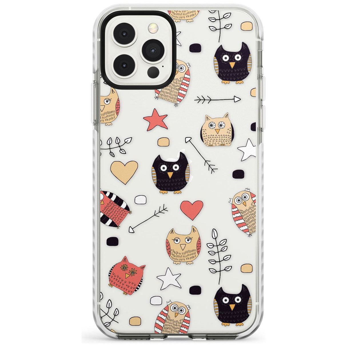 Cute Owl Pattern Impact Phone Case for iPhone 11 Pro Max