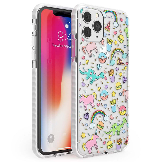 Cute Pattern Phone Case iPhone 11 Pro Max / Impact Case,iPhone 11 Pro / Impact Case,iPhone 12 Pro / Impact Case,iPhone 12 Pro Max / Impact Case Blanc Space