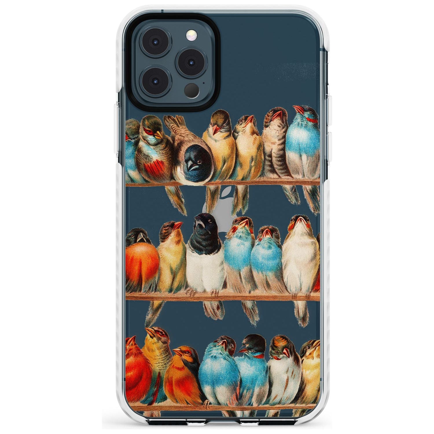 A Perch of Birds Impact Phone Case for iPhone 11 Pro Max