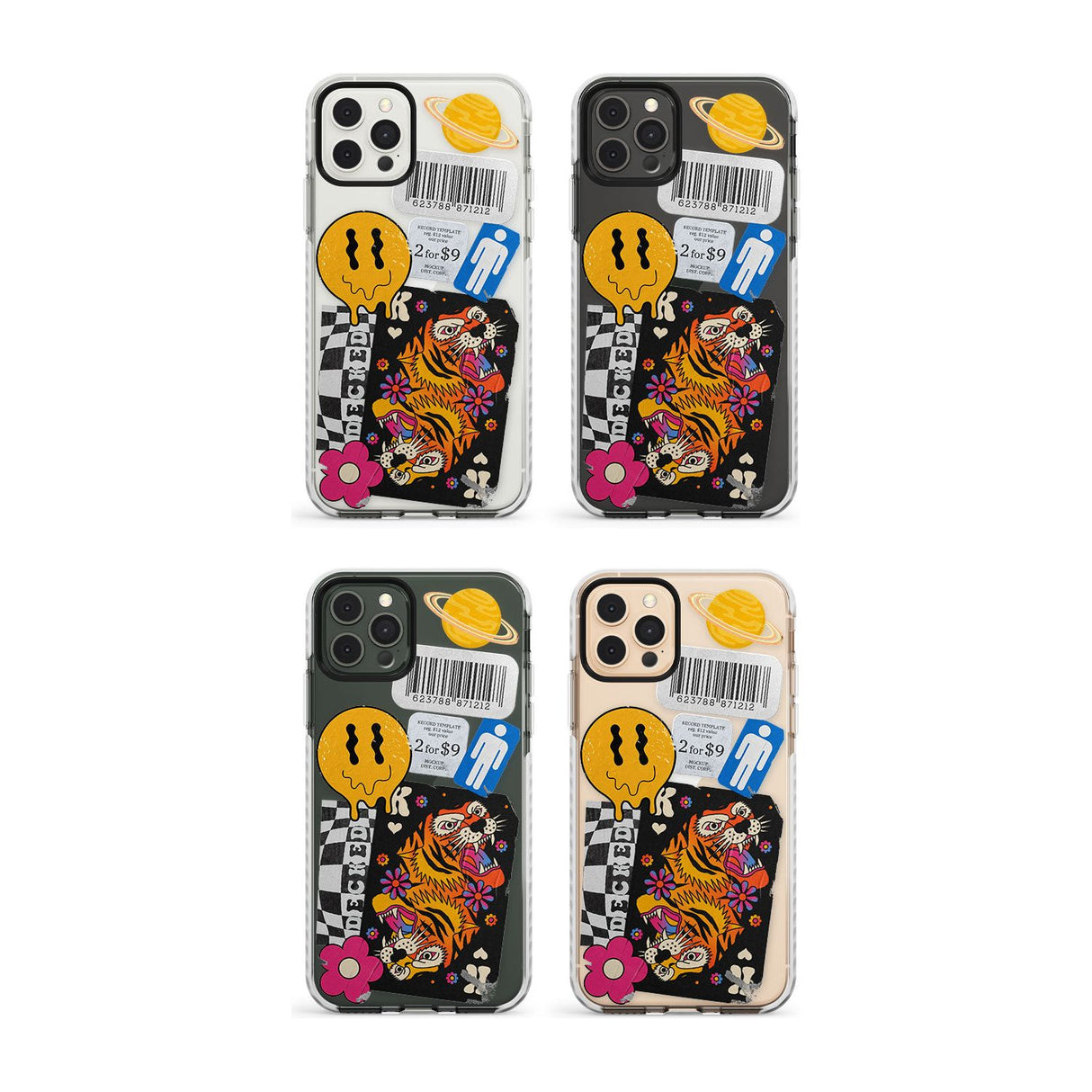 Electric Vibes Impact Phone Case for iPhone 11, iphone 12