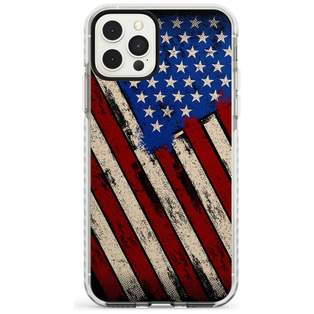 Distressed US Flag Impact Phone Case for iPhone 11 Pro Max