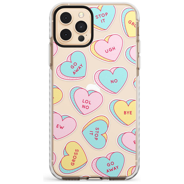 Sarcastic Love Hearts Slim TPU Phone Case for iPhone 11 Pro Max