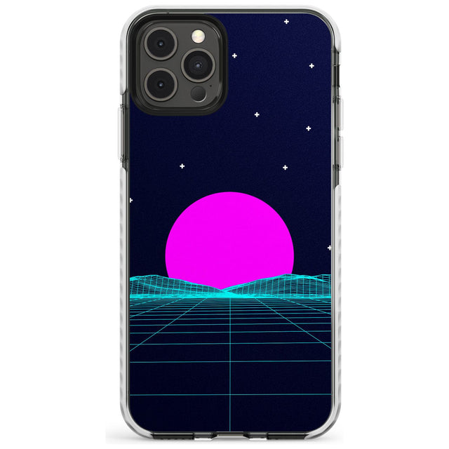 Miami Sunset Vaporwave Impact Phone Case for iPhone 11 Pro Max