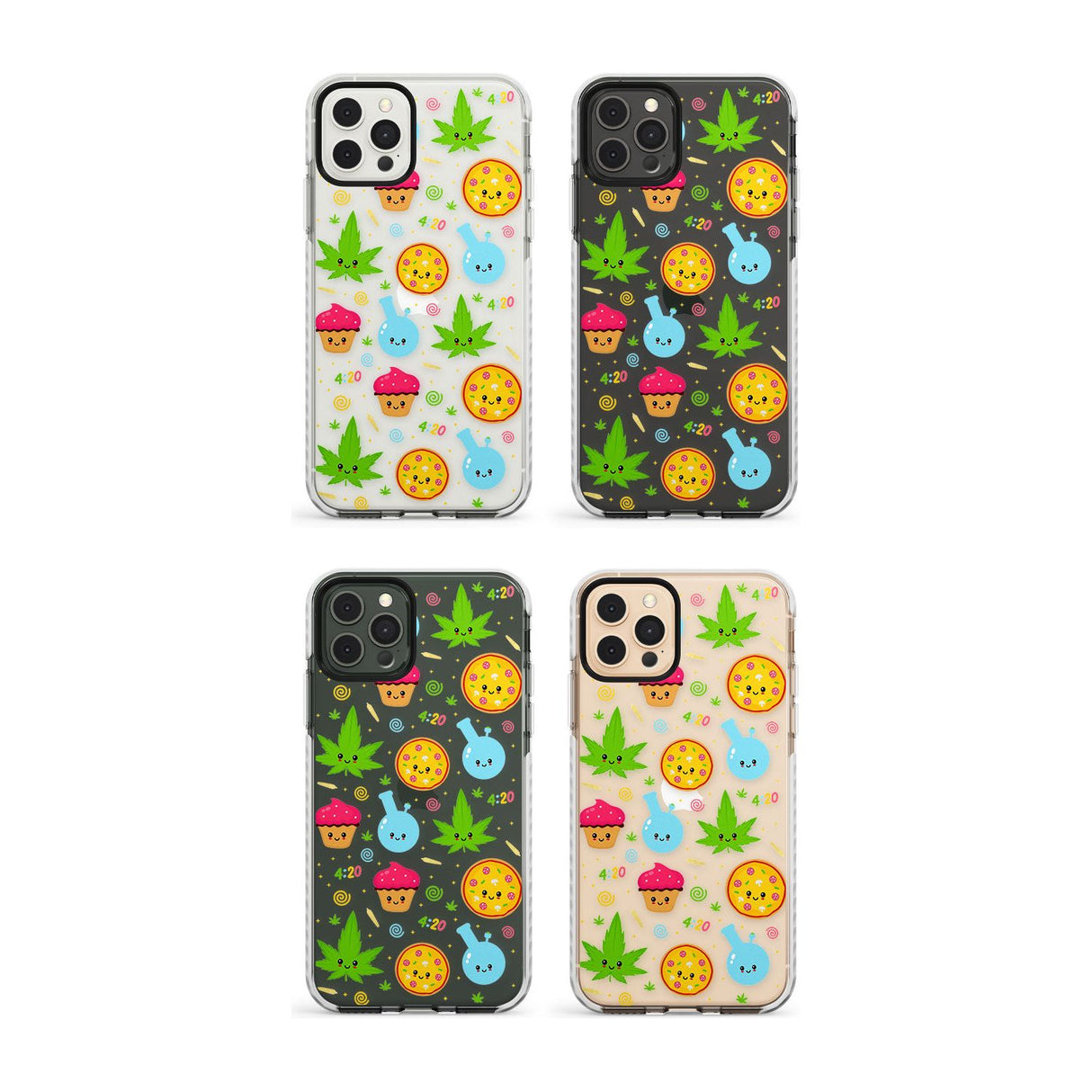 Martians & Munchies Impact Phone Case for iPhone 11, iphone 12