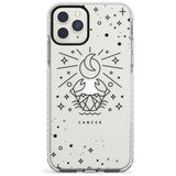 Cancer Emblem - Transparent Design Impact Phone Case for iPhone 11 Pro Max