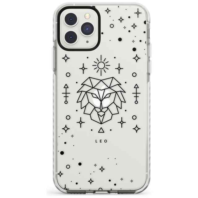 Leo Emblem - Transparent Design Impact Phone Case for iPhone 11 Pro Max