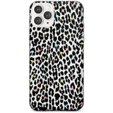 Mixed Pastels Leopard Print - Transparent Slim TPU Phone Case for iPhone 11 Pro Max