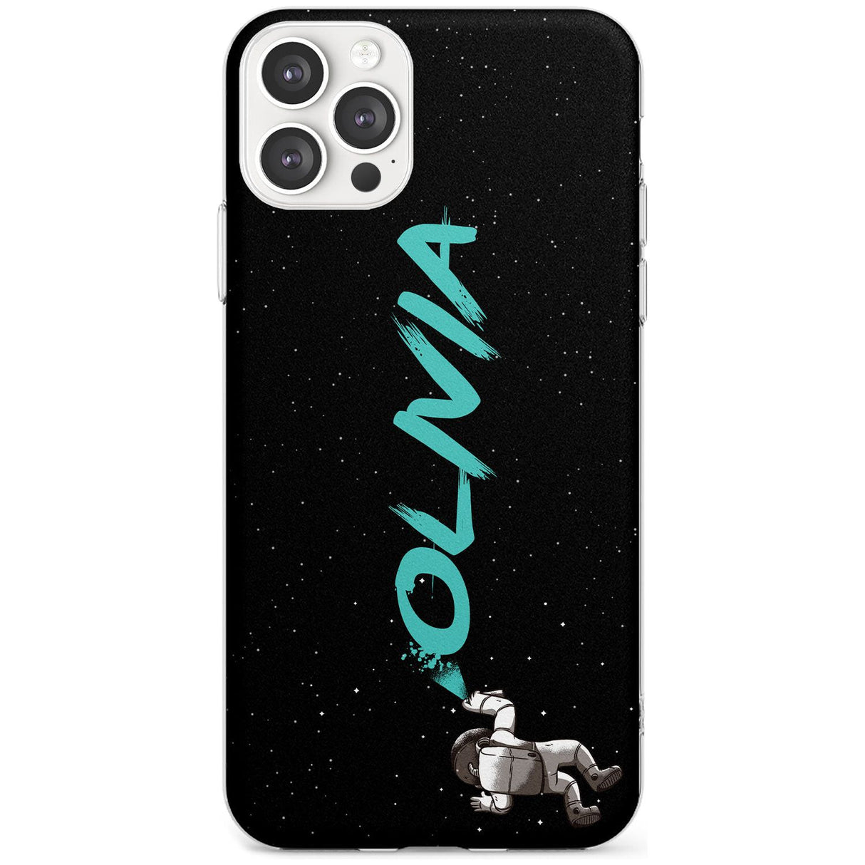 Graffiti Astronaut Black Impact Phone Case for iPhone 11 Pro Max