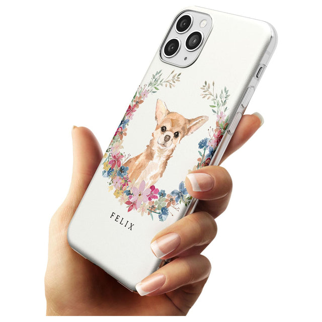 Chihuahua - Watercolour Dog Portrait Slim TPU Phone Case for iPhone 11 Pro Max