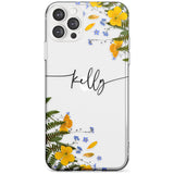 Custom Ferns & Flowers Black Impact Phone Case for iPhone 11 Pro Max