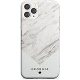 White Marble iPhone Case  Slim Case Custom Phone Case - Case Warehouse