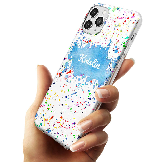 Rainbow Paint Splatter iPhone Case   Custom Phone Case - Case Warehouse