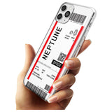 Neptune Space Travel Ticket iPhone Case   Custom Phone Case - Case Warehouse