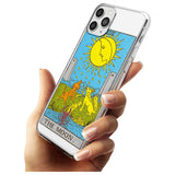 The Moon Tarot Card - Colour Black Impact Phone Case for iPhone 11 Pro Max