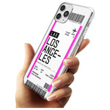 Los Angeles Boarding Pass iPhone Case   Custom Phone Case - Case Warehouse