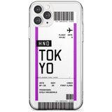 Tokyo Boarding Pass iPhone Case  Slim Case Custom Phone Case - Case Warehouse