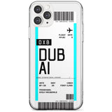 Dubai Boarding Pass iPhone Case  Slim Case Custom Phone Case - Case Warehouse