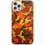 Orange Camo Slim TPU Phone Case for iPhone 11 Pro Max