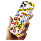 CAUTION Black Impact Phone Case for iPhone 11 Pro Max