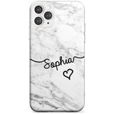 White Marble iPhone Case  Slim Case Custom Phone Case - Case Warehouse