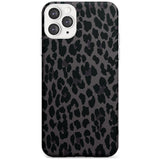 Dark Animal Print Pattern Large Leopard Slim TPU Phone Case for iPhone 11 Pro Max