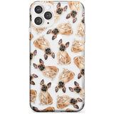 French Bulldog Watercolour Dog Pattern Slim TPU Phone Case for iPhone 11 Pro Max