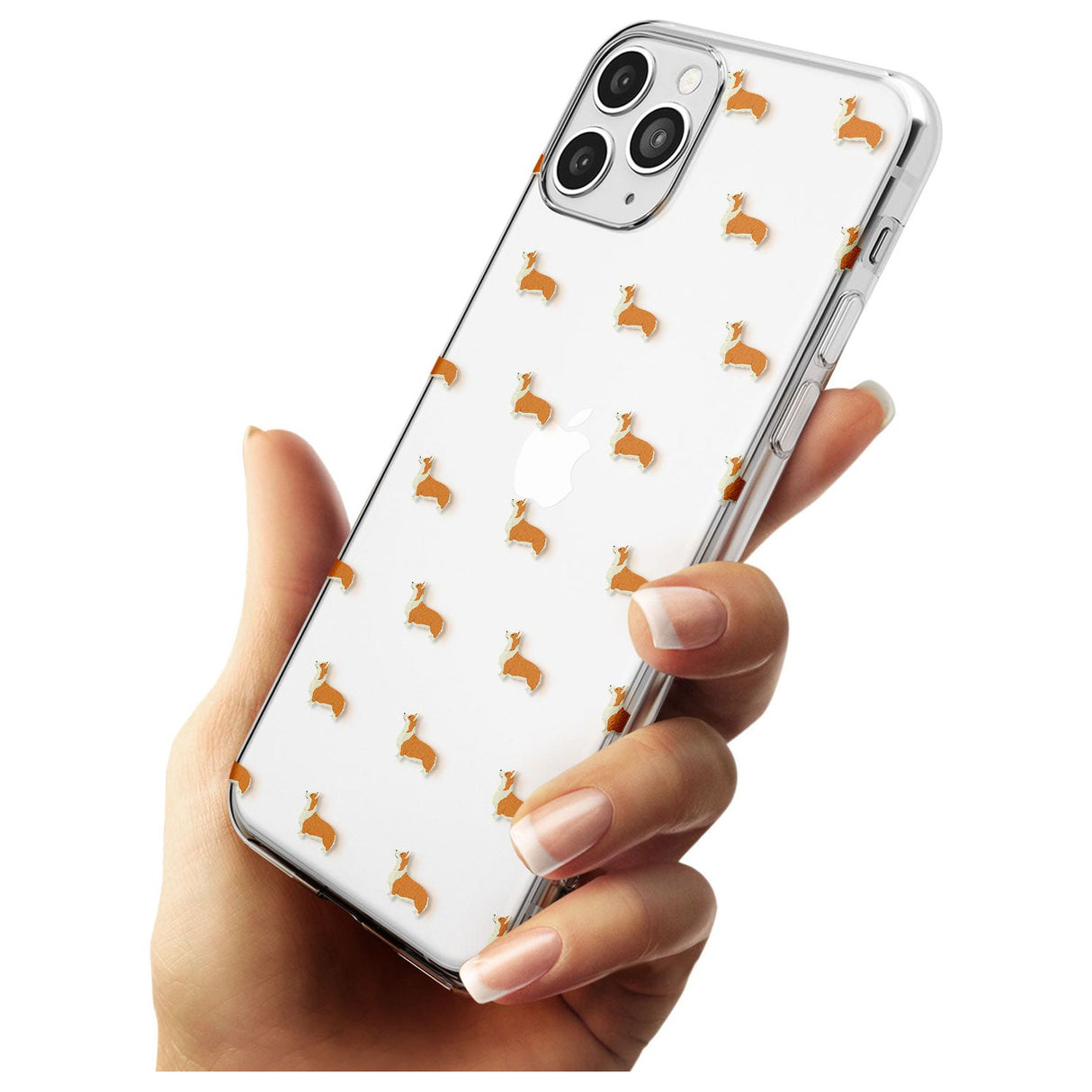 Pembroke Welsh Corgi Dog Pattern Clear Slim TPU Phone Case for iPhone 11 Pro Max