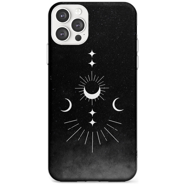 Small Moon Mandala Black Impact Phone Case for iPhone 11 Pro Max