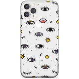 Eyes & Lips Icons iPhone Case  Slim Case Phone Case - Case Warehouse