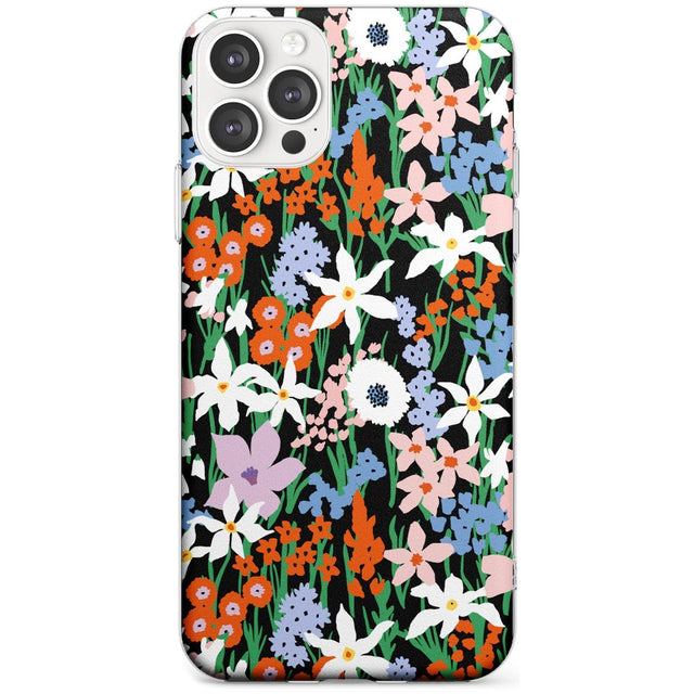 Springtime Meadow: Solid Black Impact Phone Case for iPhone 11 Pro Max