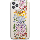 Wildflower Stripe Design - Cream Slim TPU Phone Case for iPhone 11 Pro Max