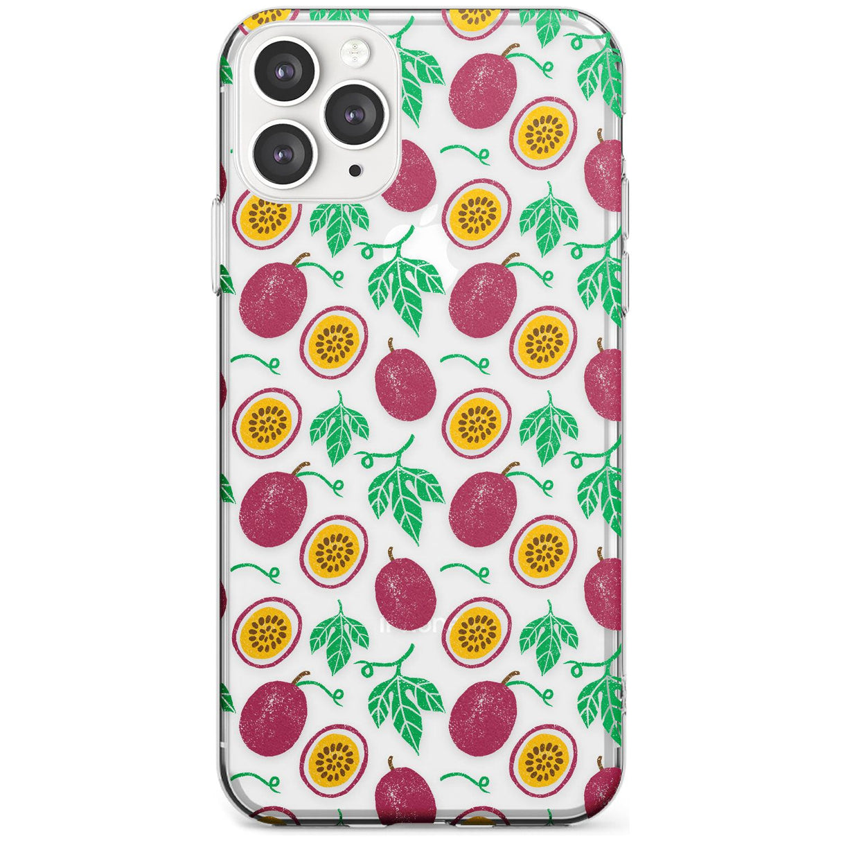 Passion Fruit Pattern iPhone Case  Slim Case Phone Case - Case Warehouse